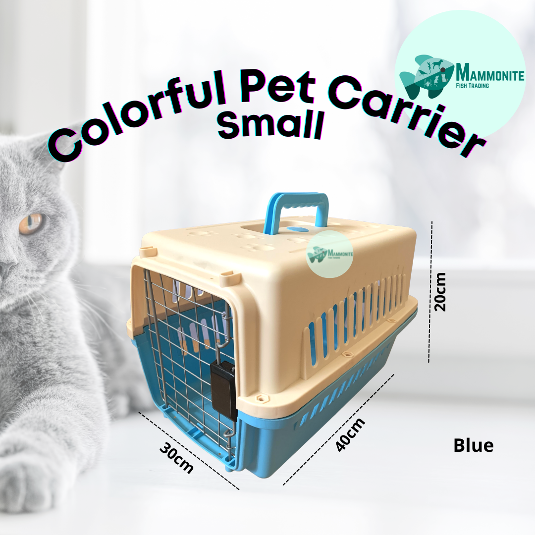 Colorful Pet Carrier Box Container Travel Crates For Dog Cat Bird With