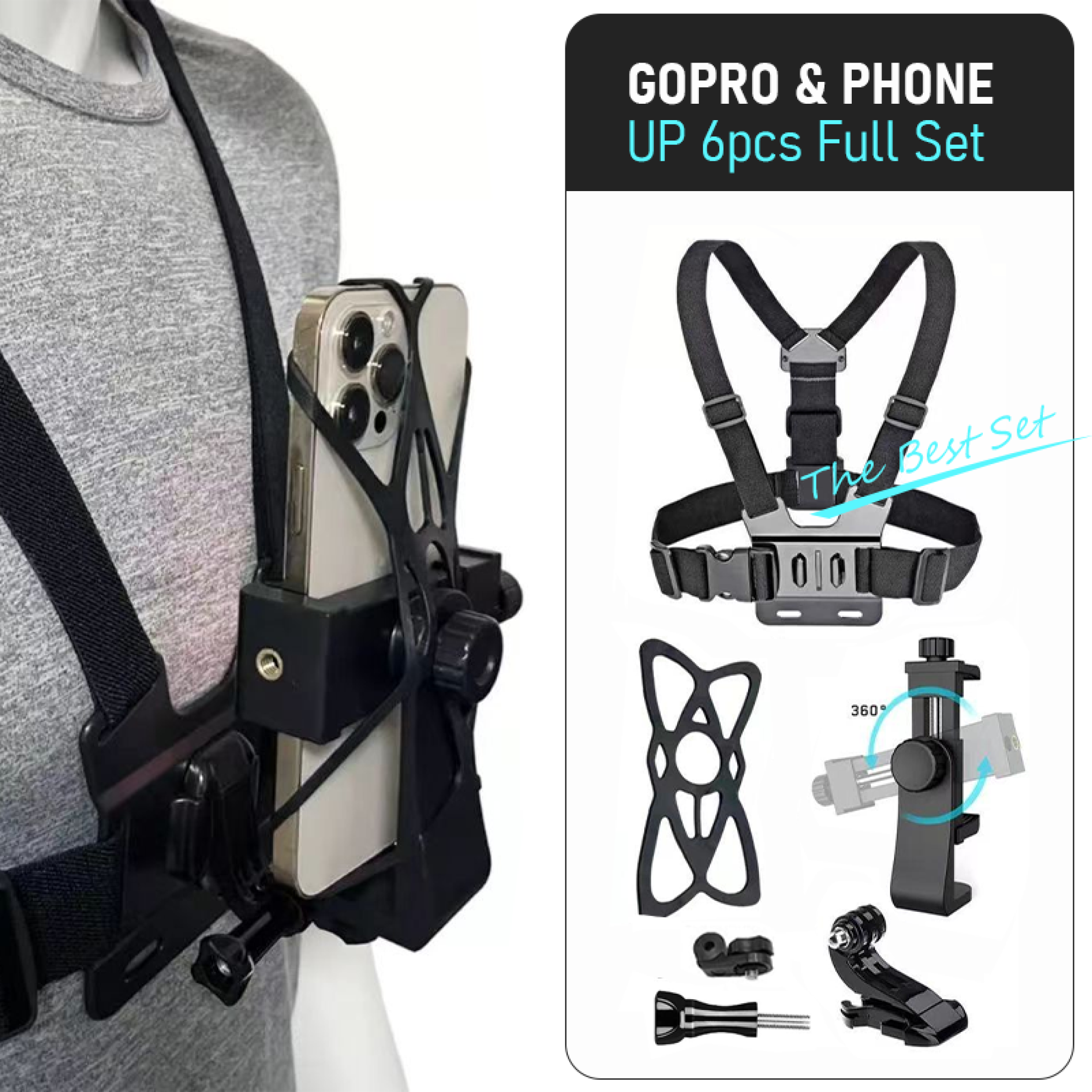 Iphone Chest Strap Iphone Body Cam Mount Phone Chest Mount