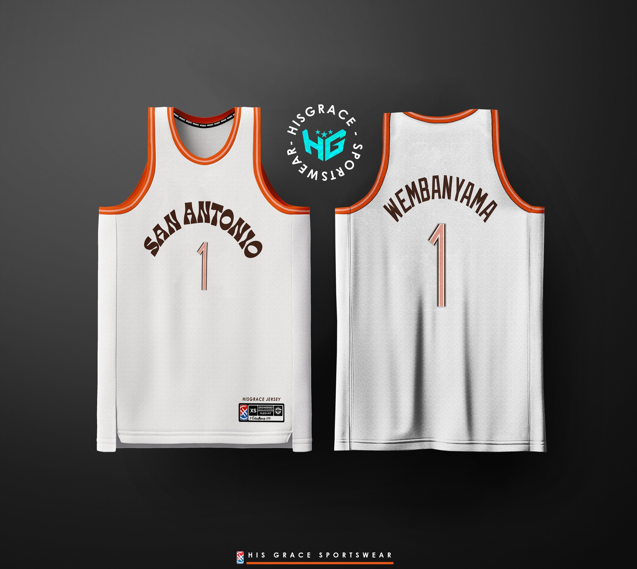 27 2024 SPURS CITY EDITION HG BASKETBALL JERSEY FULL SUBLIMATION ...