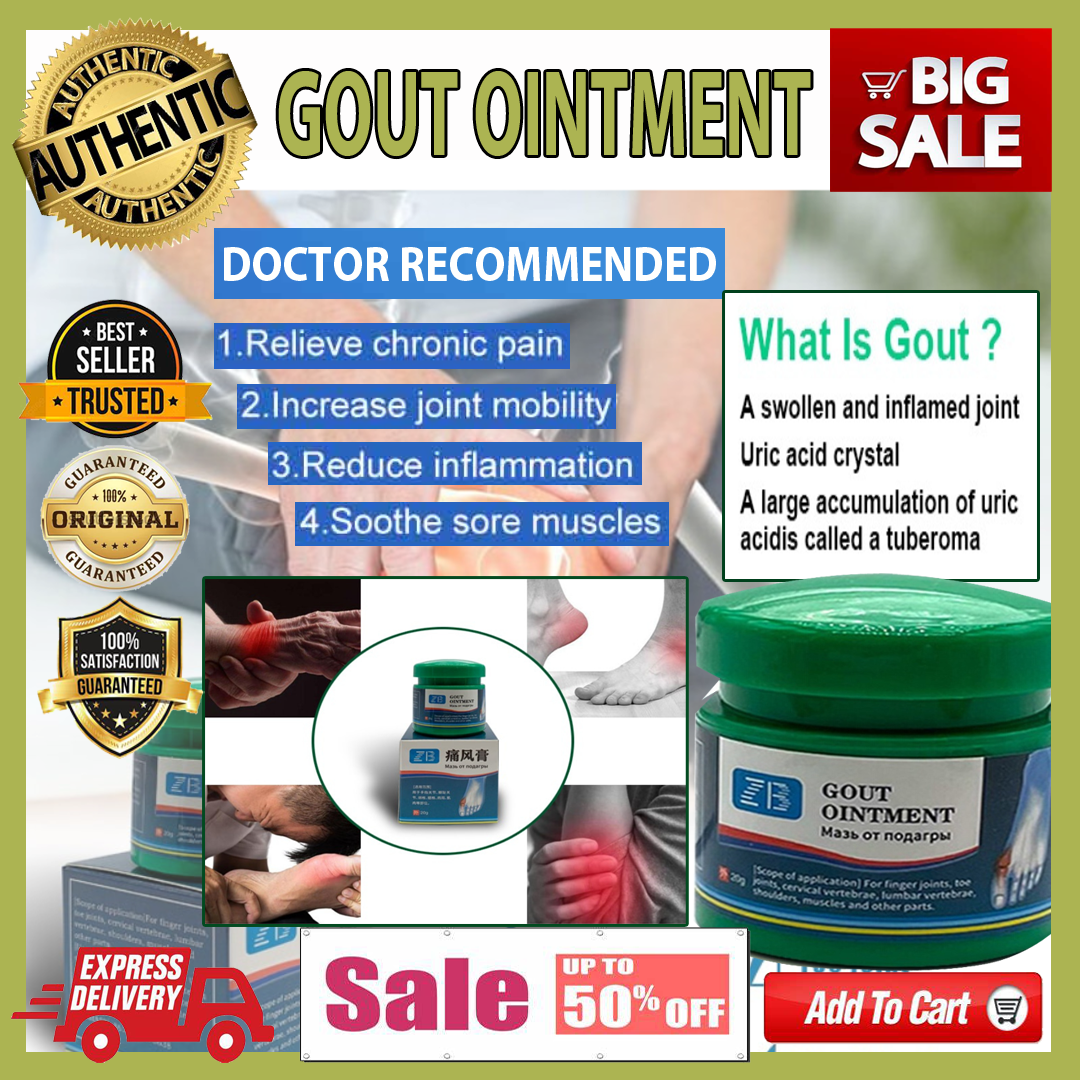 💯ORIGINAL Authentic Safe Effective Gout Ointment Treatment Relief for