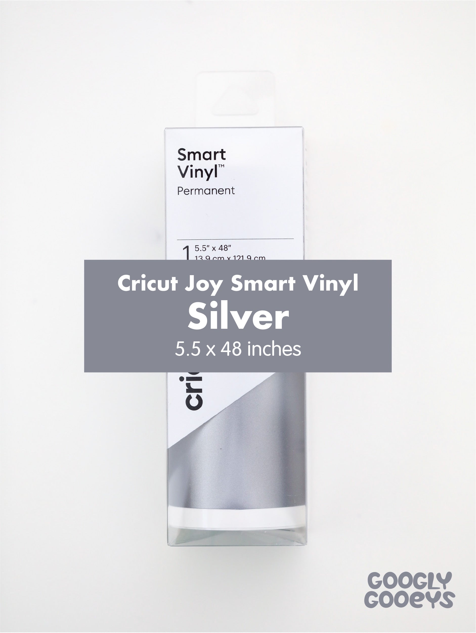 Vinyle Adhésif Permanent Brillant, Smart Vinyl Cricut Joy 13,9 x 121,9 cm