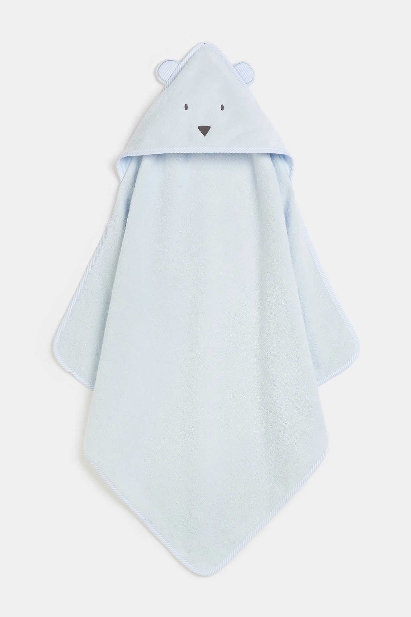 Mothercare Cuddle N Dry Baby Hooded Towel White 3pk