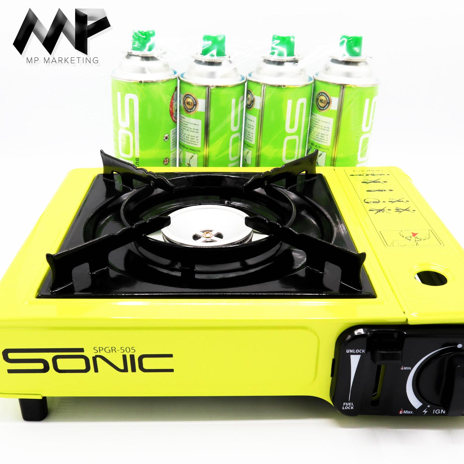 MP Marketing Portable Butane Gas Stove with 4 pcs Butane Gas (2 in 1)(2