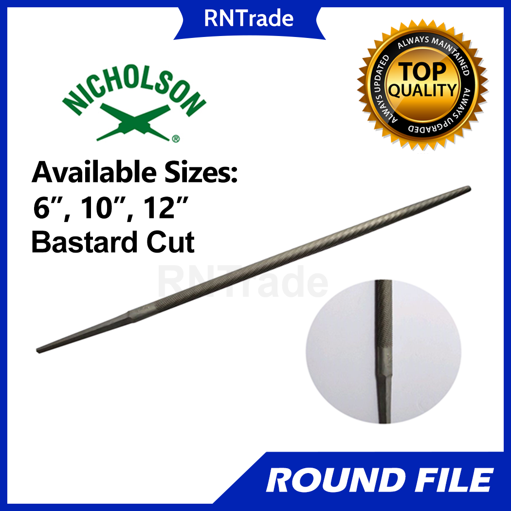 Nicholson Flat Shape Double Cut American Pattern File 12 in Length 5 Units