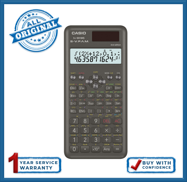 Scientific Calculator CASIO FX991ms 2nd Edition APPROVED BY PRC for