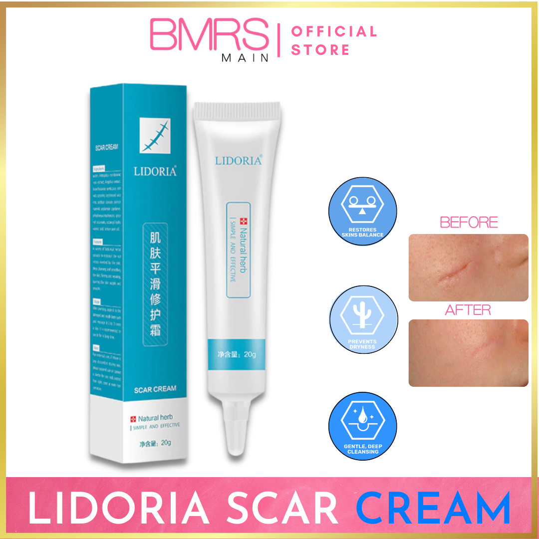 Very Effective Lidoria SCAR CREAM Herbal Scar Mark Removal Skin Body Cream Blemish Treatment