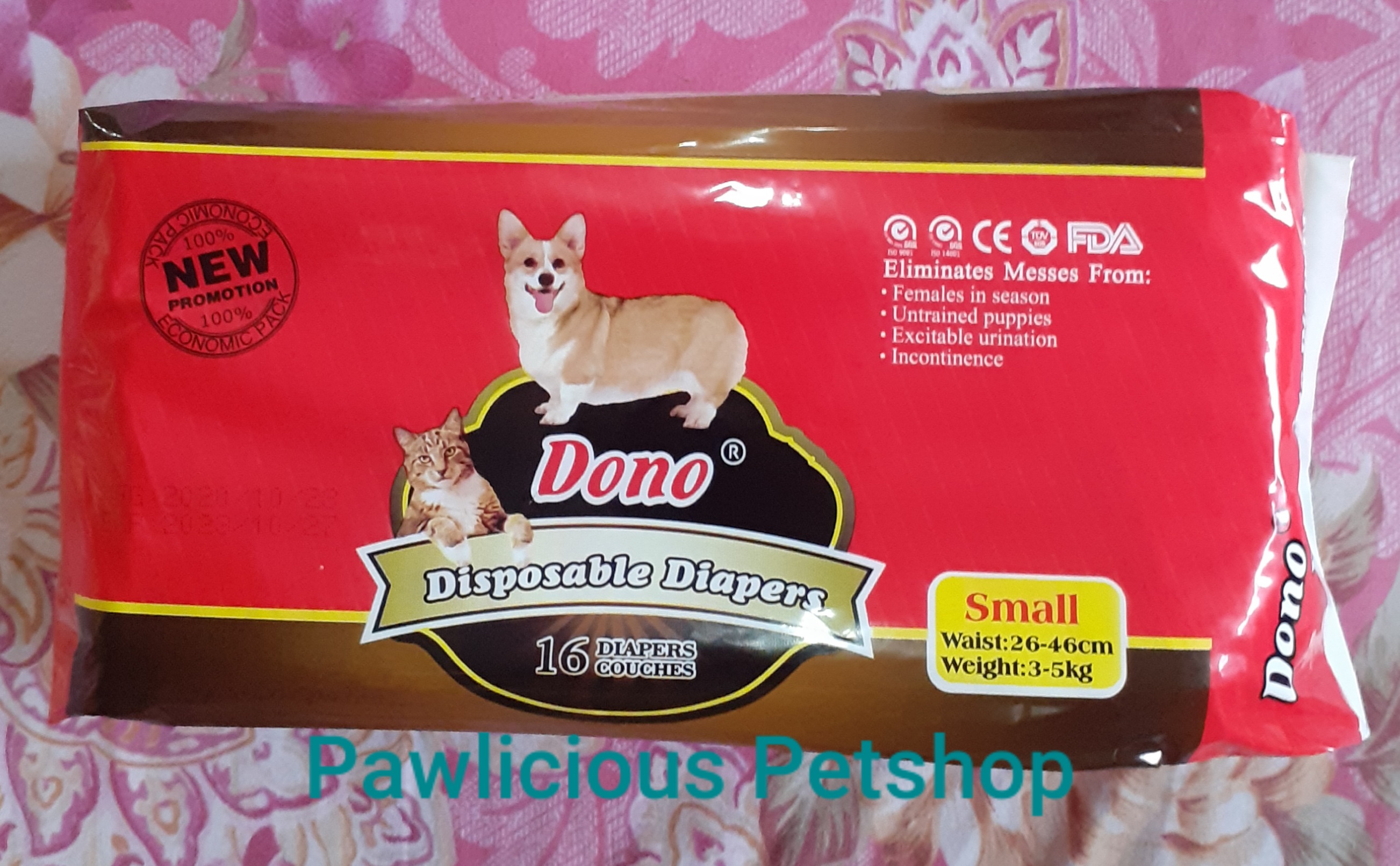 Dono Female Diaper Small (16pcs) (2024 Expiration Date) Lazada PH