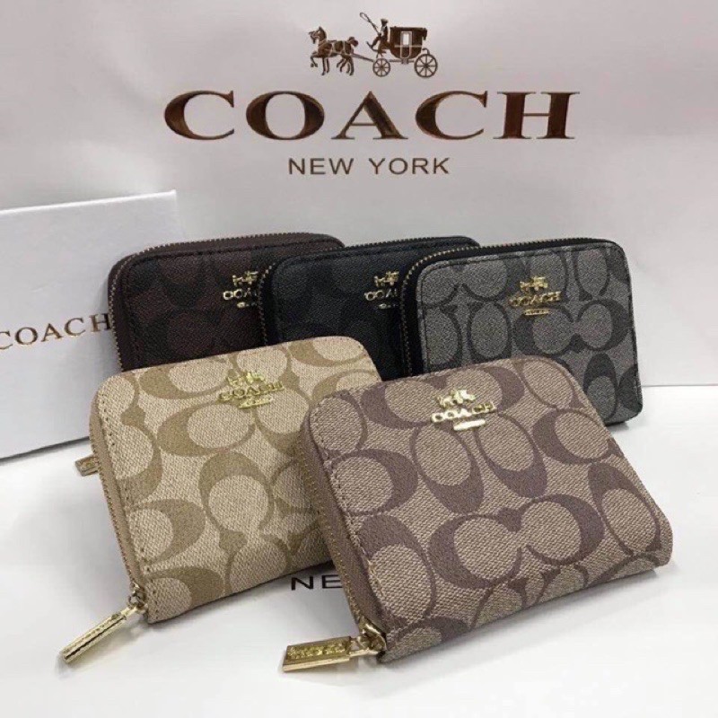 small coach wallets for women