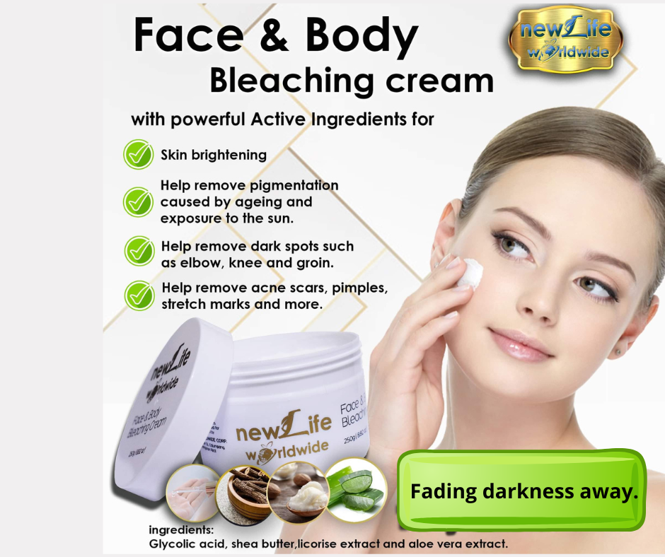 New Life Face and Body bleaching cream 250g Lazada PH