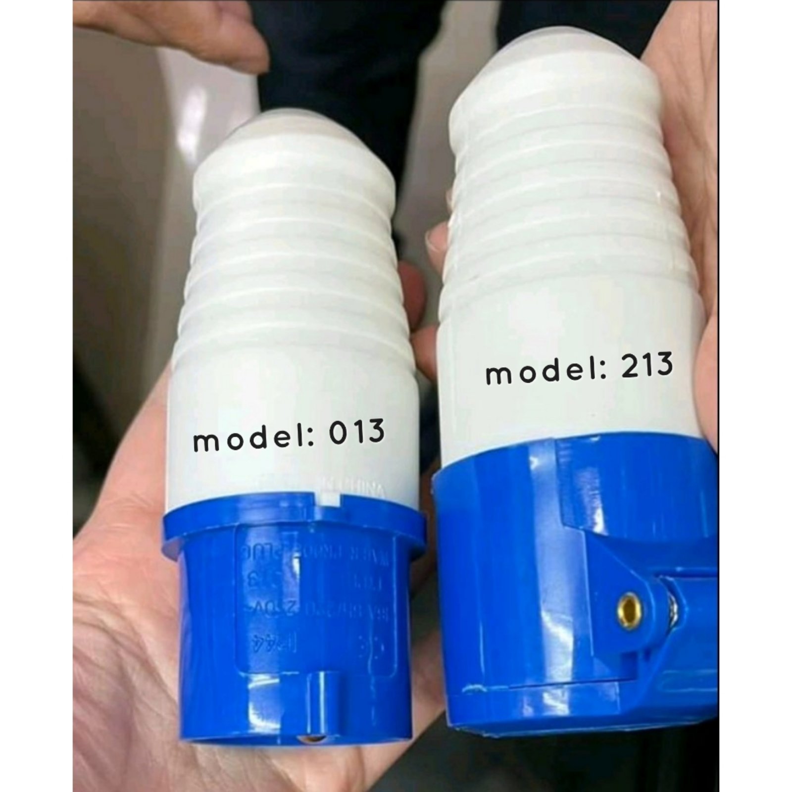 Industrial Plug 013 Single Phase Three Lines Plug + 213 Socket 16amp