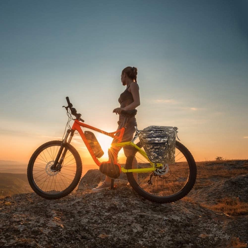 Bicycle Bags Luggage Rack, 30L Luggage Bags for Bike, Double Bag Bike