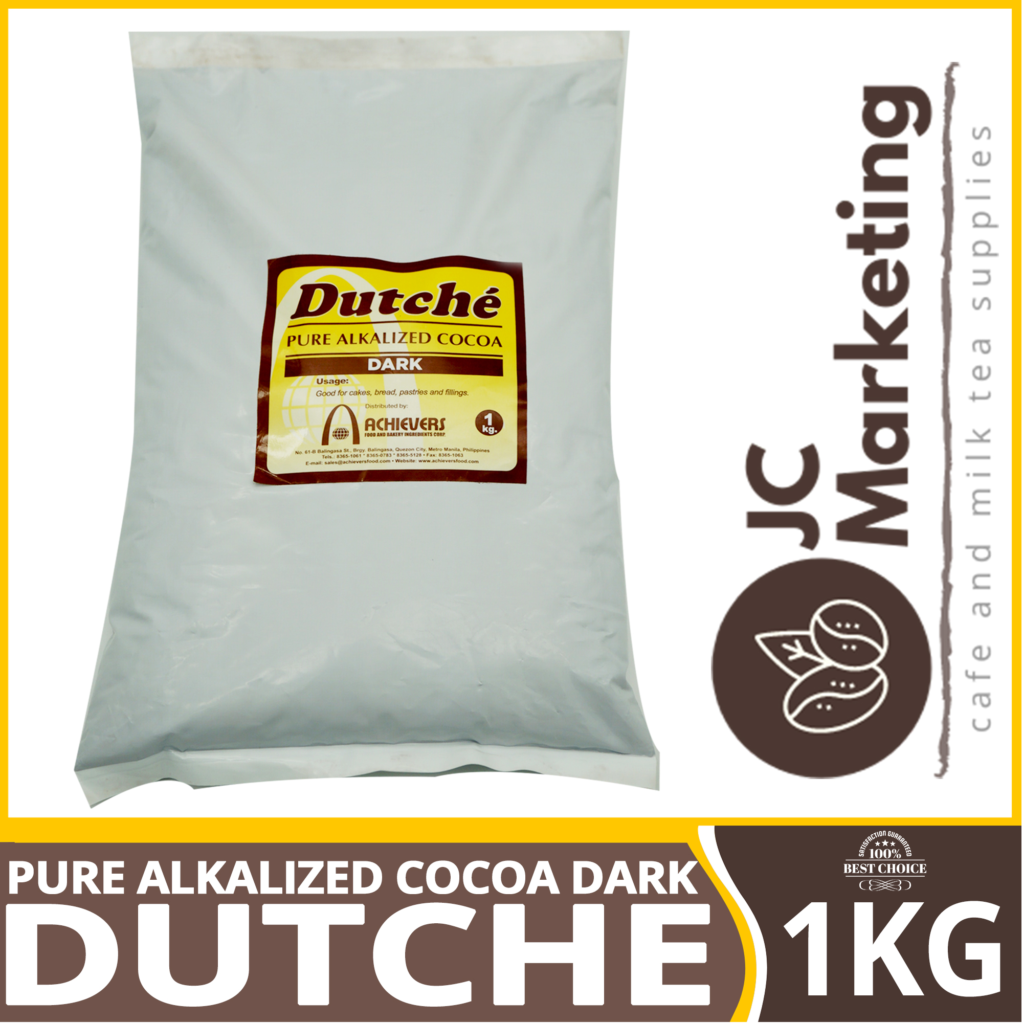 Dutche Pure Alkalized Cocoa Dark 1kg Lazada PH
