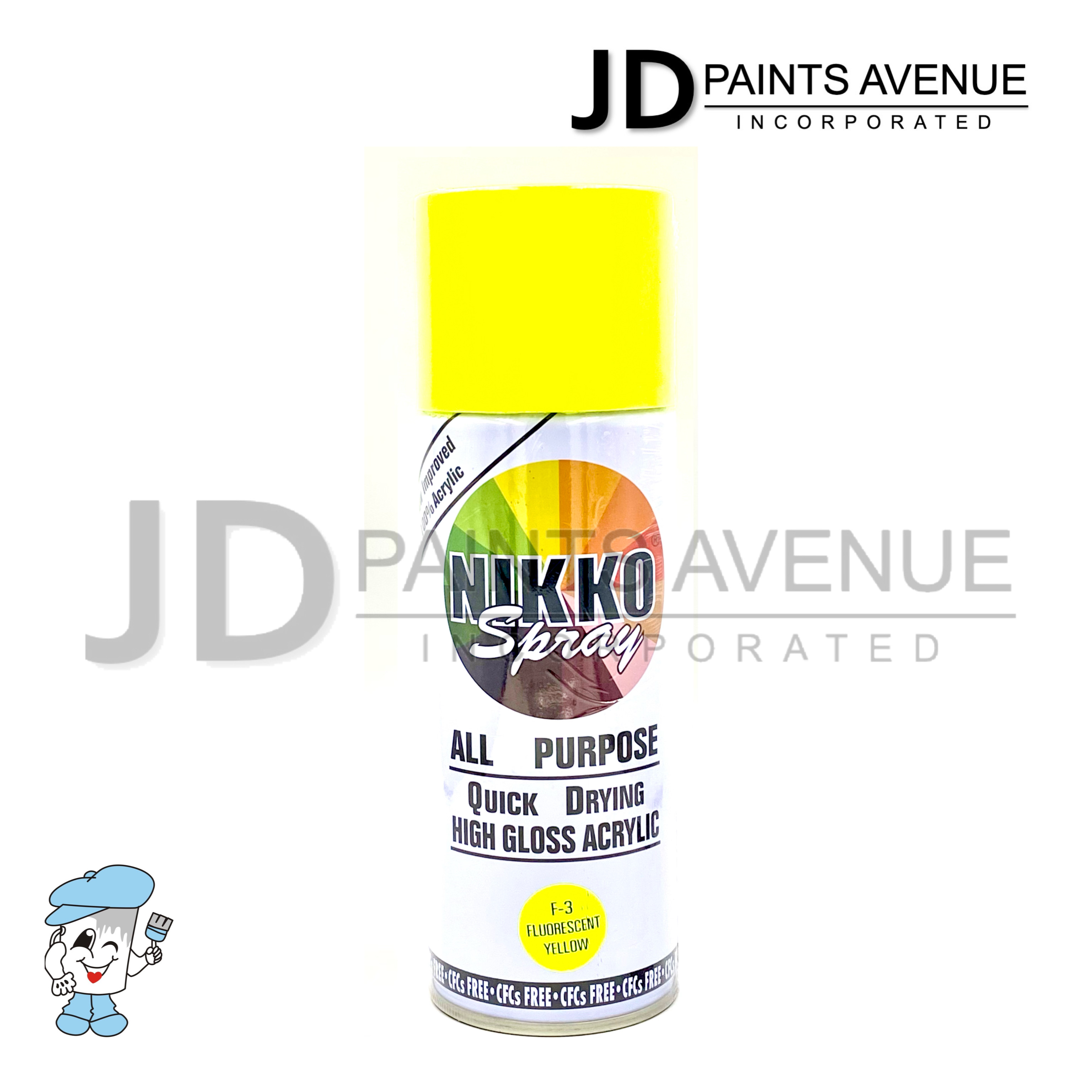 Nikko Aerosol AllPurpose Spray Paint Fluorescent Coating Lazada PH