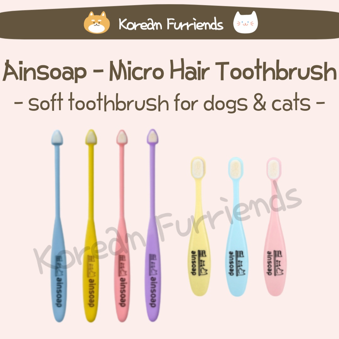 Micro hair Pet Toothbrush Toothbrush for SMALL dog cat soft pet