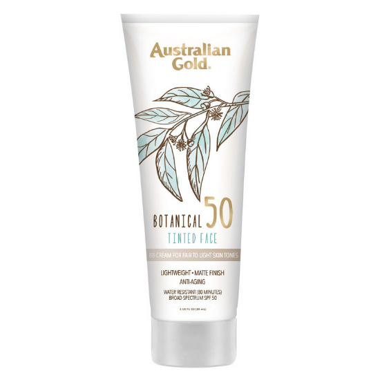 Australian Gold Botanical Sunscreen Tinted Face Mineral Lotion Fair to Light Skin SPF 3 fl.oz / 88ml | Lazada PH