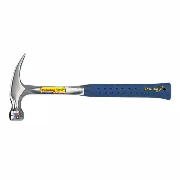 Jorgensen 22 Oz Framing Hammer - Magnetic Nail Starter, Shock Reduction Grip, Heavy Duty Forged Steel