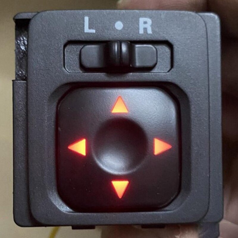 Car rearview mirror control switch knob button for mitsubishi pajero montero 8608a214 mr417977