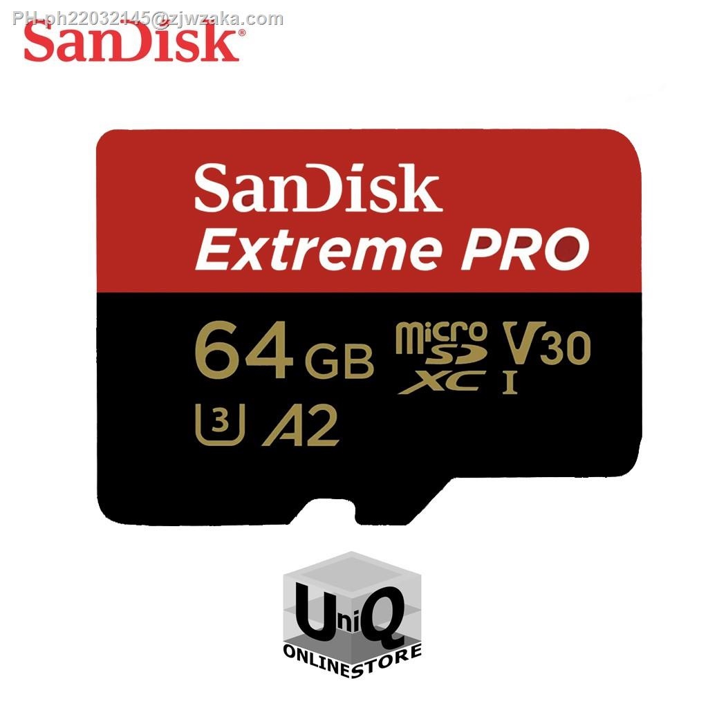 SanDisk Extreme PRO Series 64GB Micro SDXC A2 Class10 U3 V30 | Lazada PH