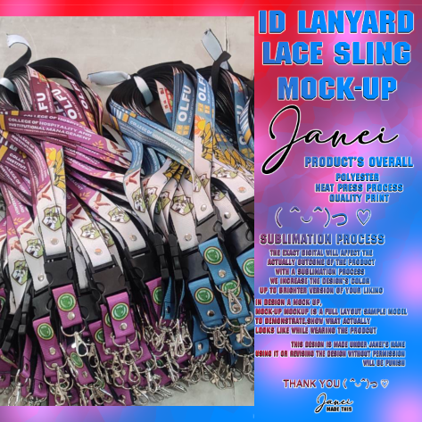 Casugad National High School, ID Lace Lanyards with Customized Sling  Designs