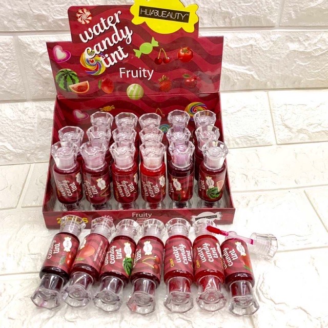 24 pcs lip tint set Korean Tint Water Candy Tint Cheek And Lip Tint