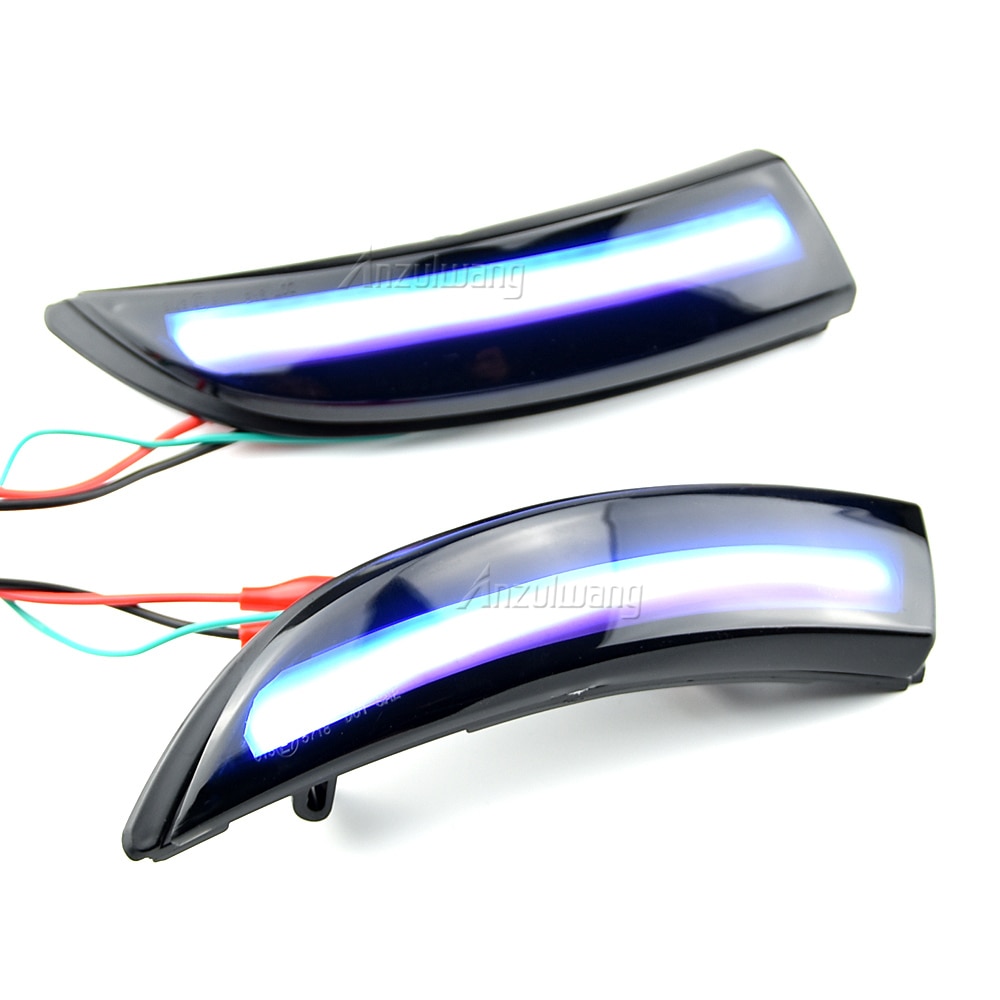 1 Pair Dynamic Turn Signal Light LED Side Rearview Mirror Sequential Indicator Lamp For Ford Fiesta MK7 2008-2017 B-MAX B232