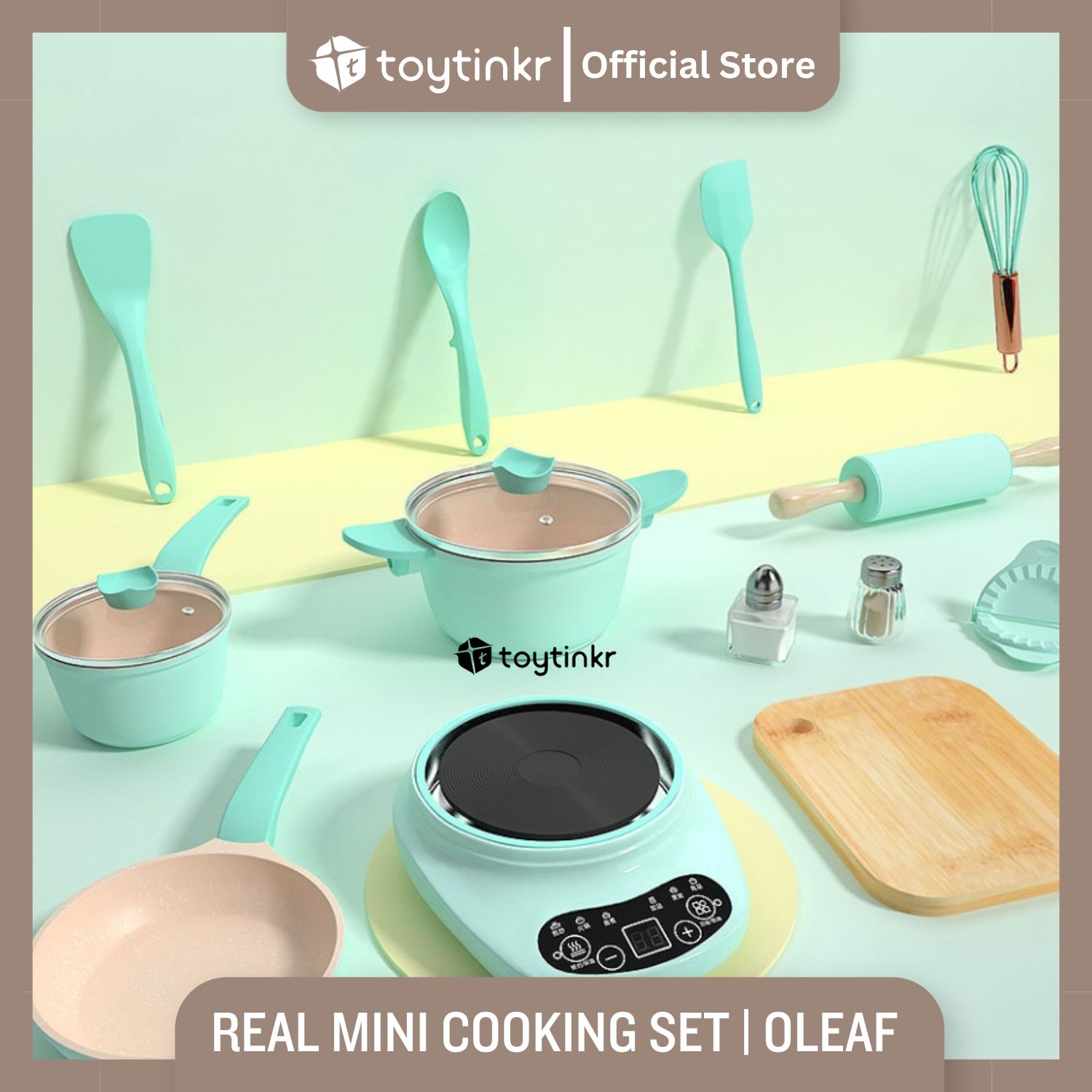 toytinkr - Real Mini Cooking Set CANDY FLOSS (Prepares