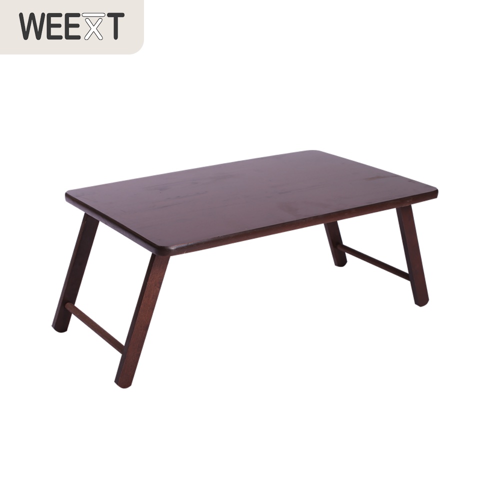 foldable table WEEXT Portable Wooden Japanese Foldable Laptop Table Lap