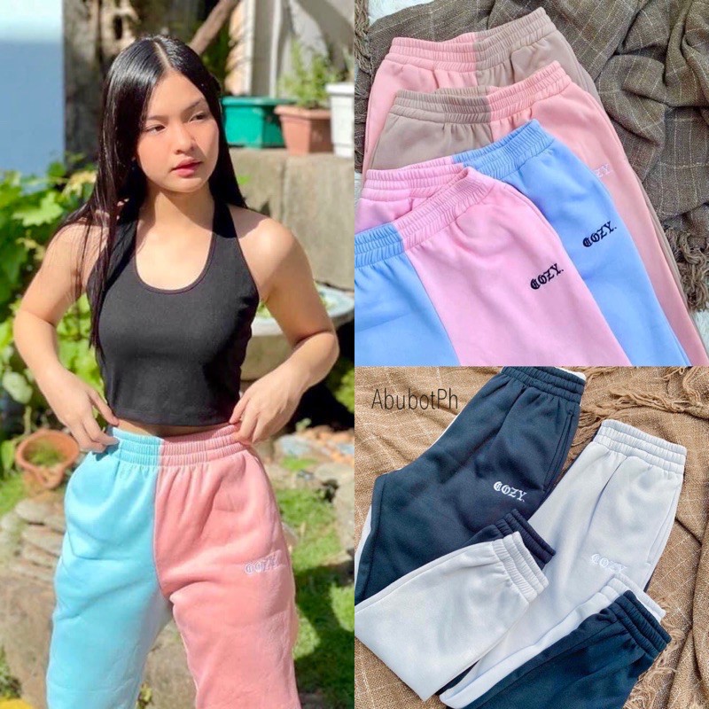 Innershow COZY JOGGER Two Tone Pants 