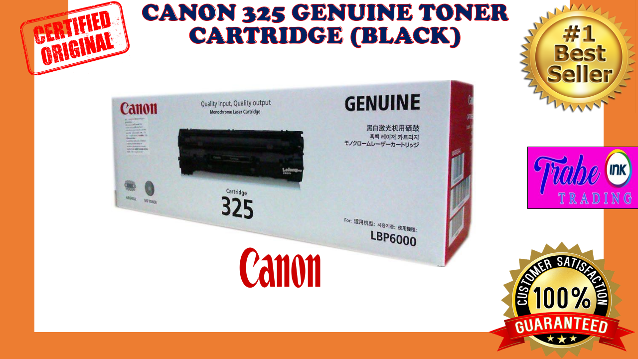 CANON 325 GENUINE TONER CARTRIDGE (BLACK) Lazada PH