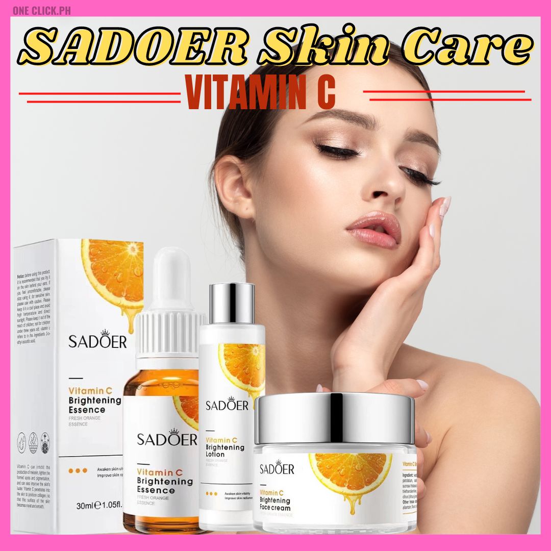 BEST SELLER!! Original SADOER 3 in 1 set Skin Care Brightening Serum, Lotion and Cream Lazada PH