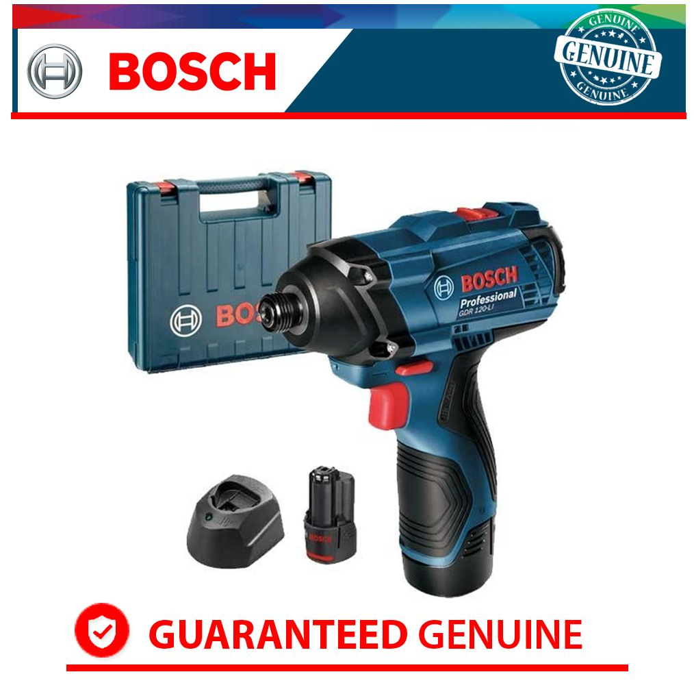Bosch GDR 120 VLi Cordless Impact Driver 100Nm 12V [Contractor's Choice] •khm megatools