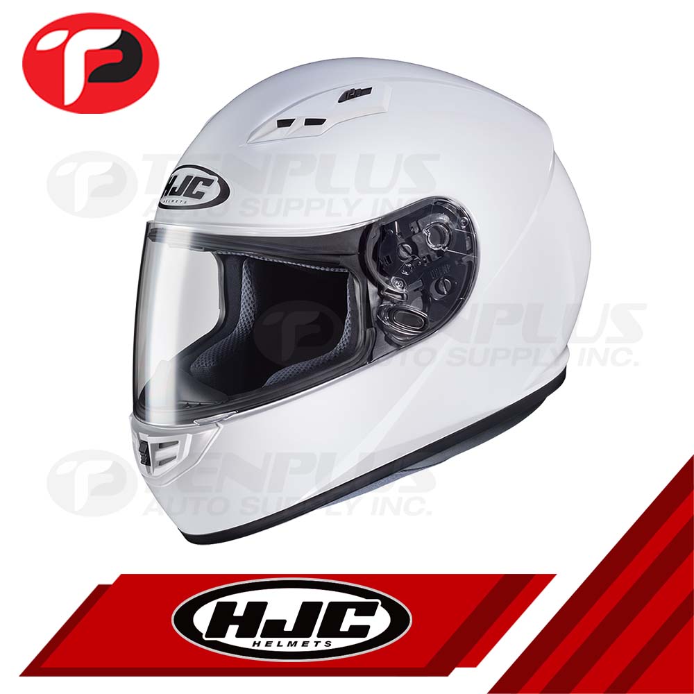 hjc cs 15 pearl white