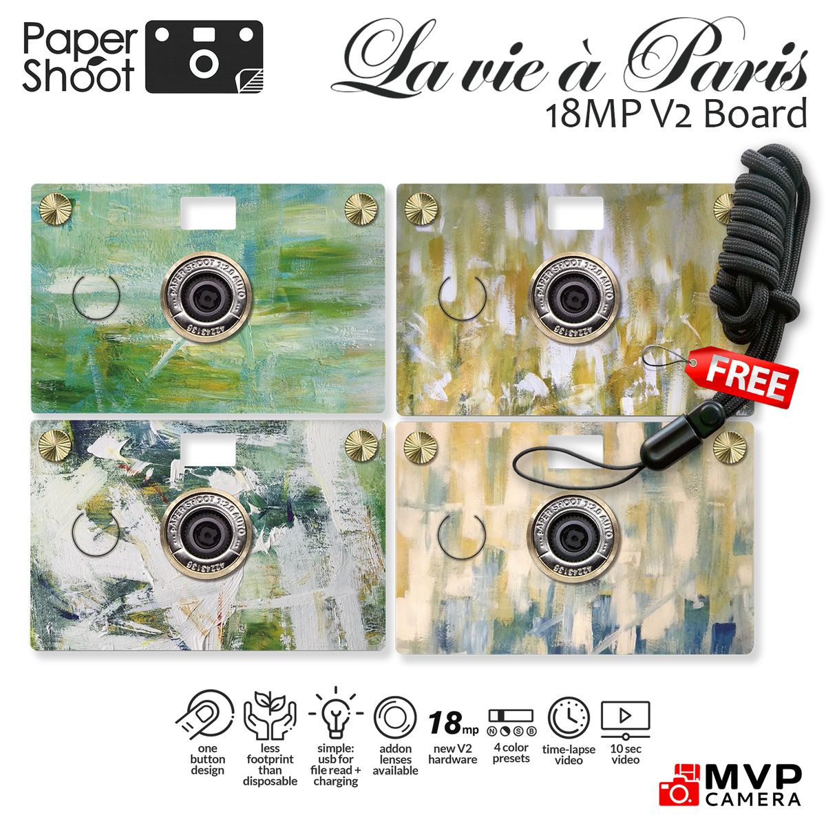 【好評即納】La vie a Paris ペーパーシュート PaperShoot トイカメラ その他