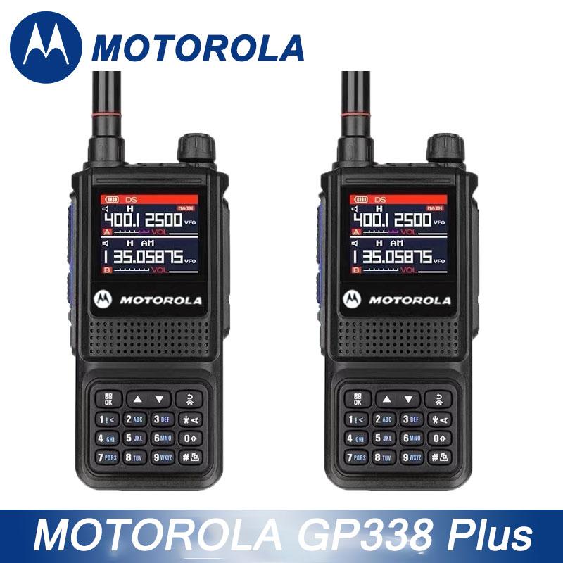 MOTOROLA GP338 Plus WalkieTalkies two way radio long range motorola