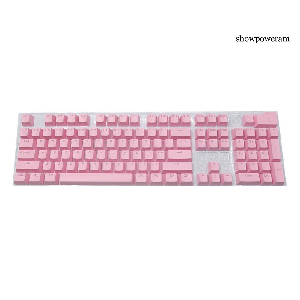 104 Keys Keycaps for Mechanical Keyboard ABS Two Color Keycap for RK61 ...