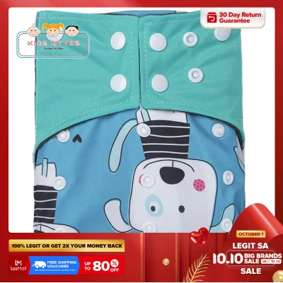 Baby Washable Bamboo Charcoal Cloth Diapers Digital Printing Pocket Diapers
