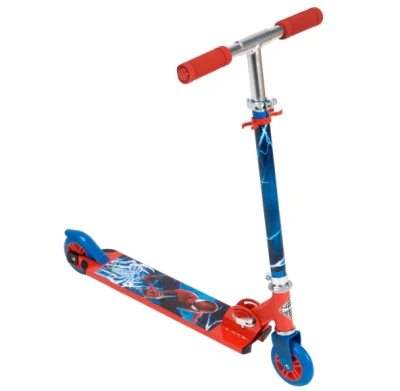 Folding Ride-On Push Scooter for Kids with Laser Wheel with Box