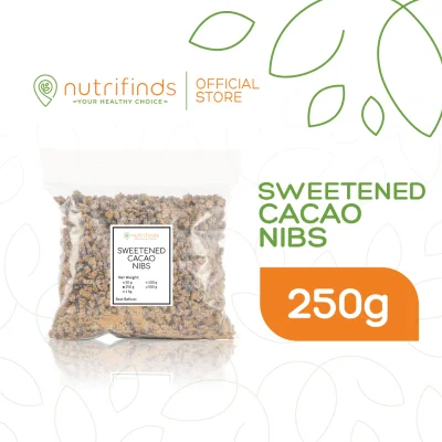 Cacao Nibs - Sweetened with Coconut Nectar - 250g