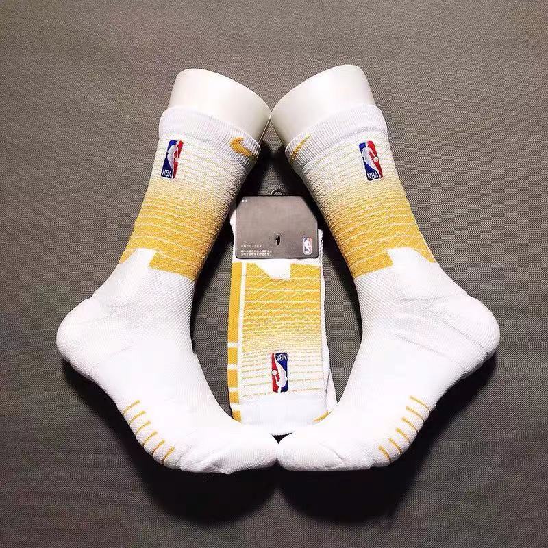 Embroidery Elite Socks High Cut Sports Socks NBA Towel Bottom