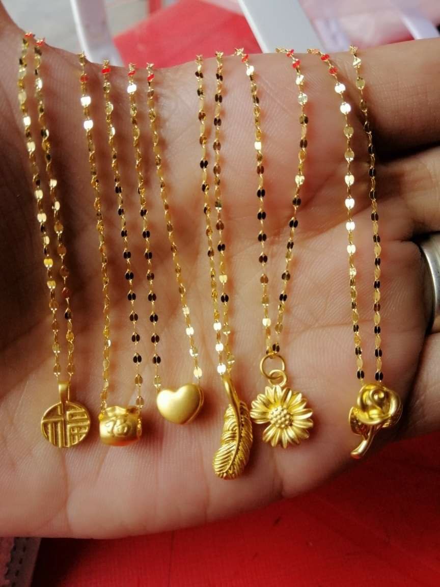 dancing gold chain necklace | Lazada PH