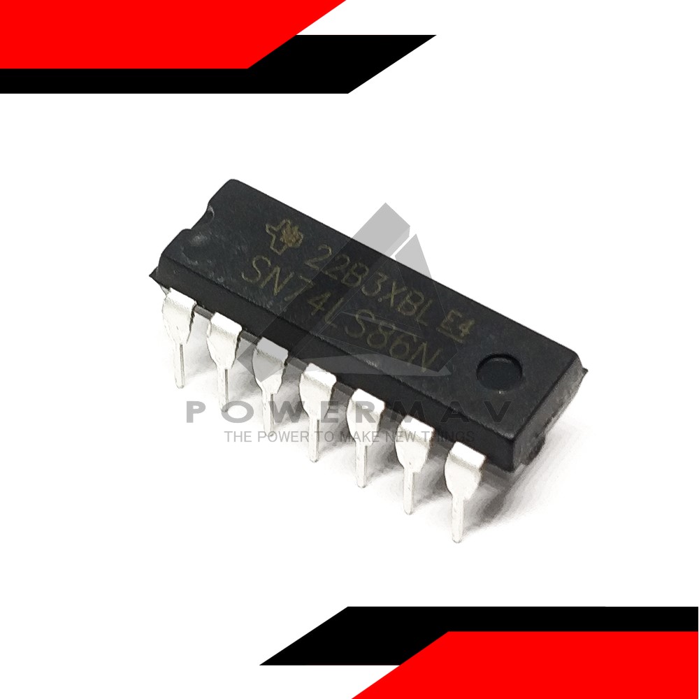 Original 74ls86 Xor Dip Ic 7486 Sn74ls86n Sn74ls86 X Or Xor Gate Quad