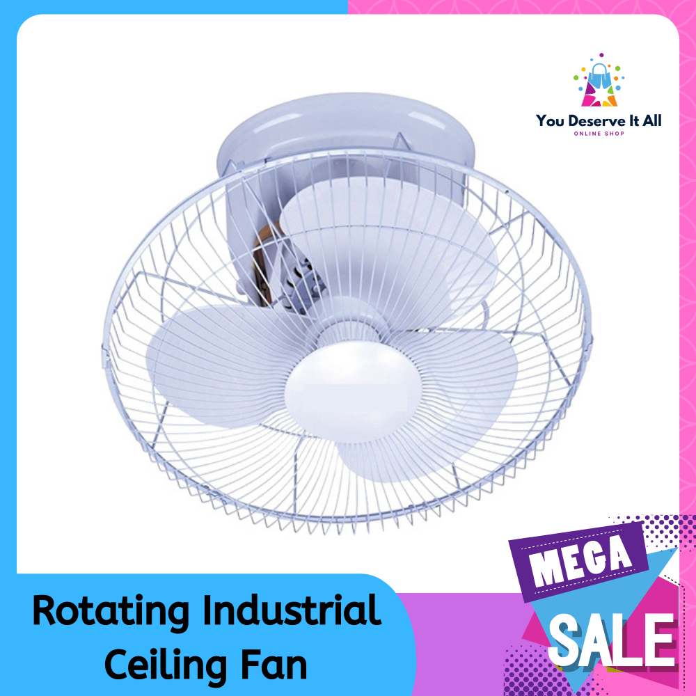 360 degree rotary ceiling fan Good quality warehouse orbit electric