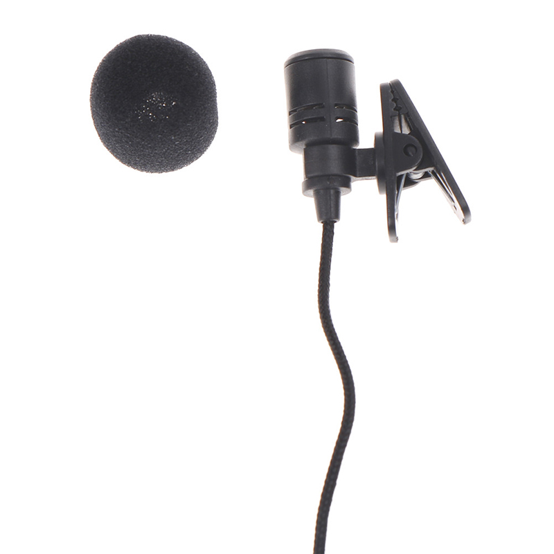 Mini Mic Microphone Case for SmartPhone Recording PC Clipon Lapel