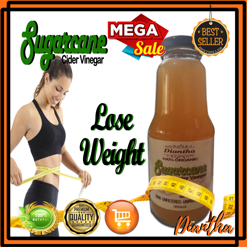 DIANTHA ORIGINAL SUGARCANE CIDER VINEGAR 350ML RAW UNFILTERED