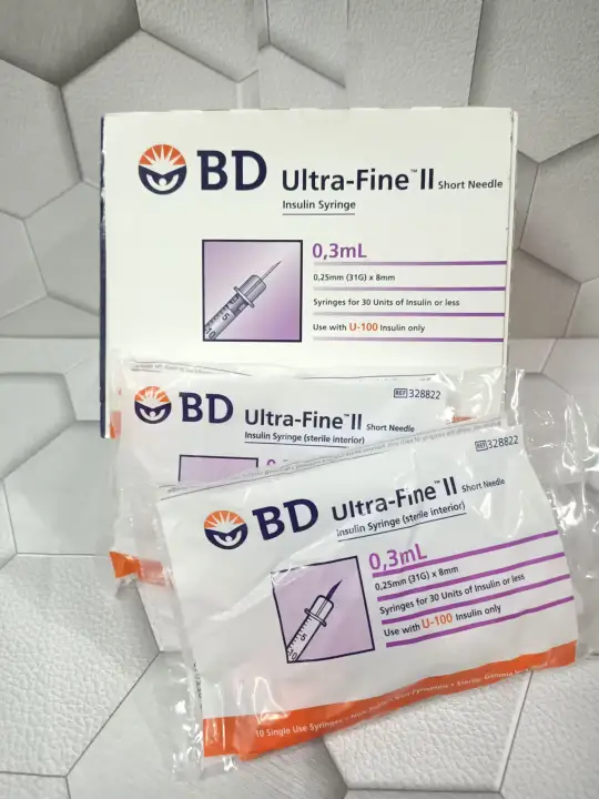 0 3ml 31g Ultra Fine Ii Insulin Syringe Short Needle Lazada Ph