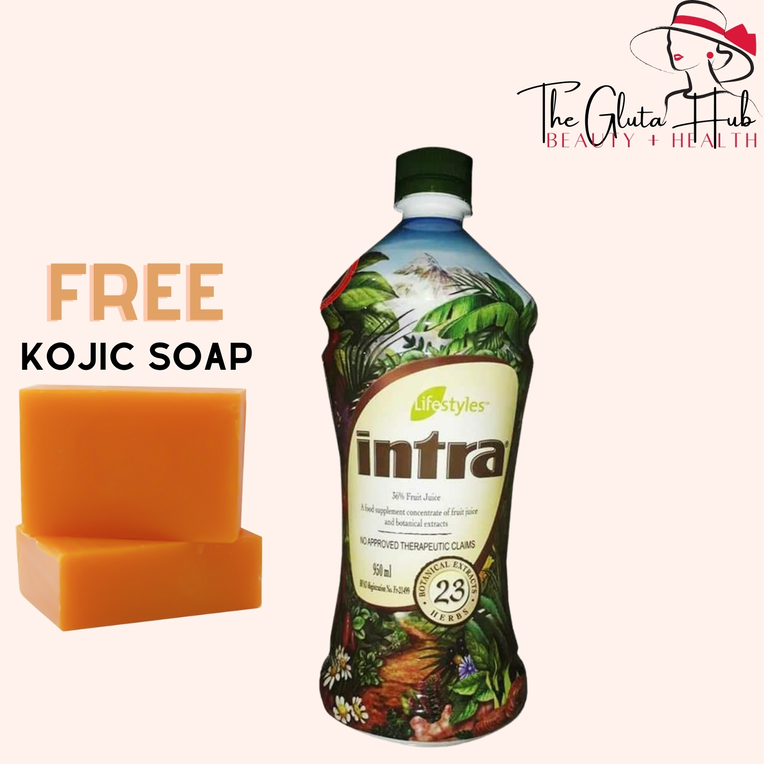 Intra Juice Lifestyles 950ml BFAD Approved Made in Canada 100