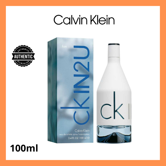 Calvin Klein CK IN2U Him Eau de Toilette Perfume Spray 100ml Authentic  Perfume from USA Pabango Panlalaki Best Seller Fragrance for Men | Lazada PH