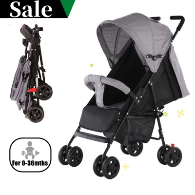 COD/Luxury Stroller For Baby Boys And Girls 0-36 Month Foldable Toddler Push Car Portable Newborn Station Wagon Multi Function Infant Travel Trolley System