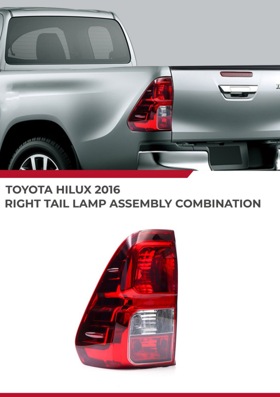 Toyota Hilux / Conquest 20162023 Right Tail Light assembly ( hilux