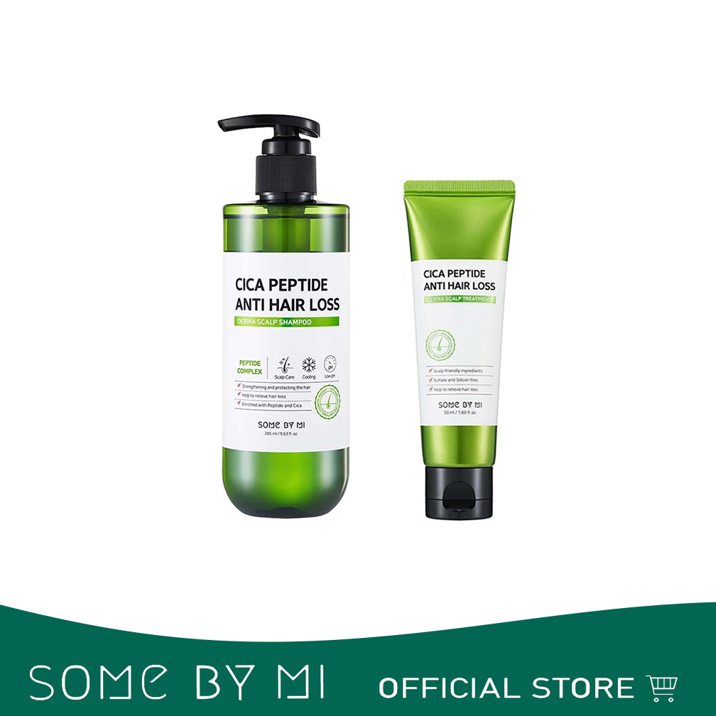 HighEnd Boutique Shampoo Some By Mi Cica Peptide Anti Hair Loss Derma Scalp Shampoo 285Ml And